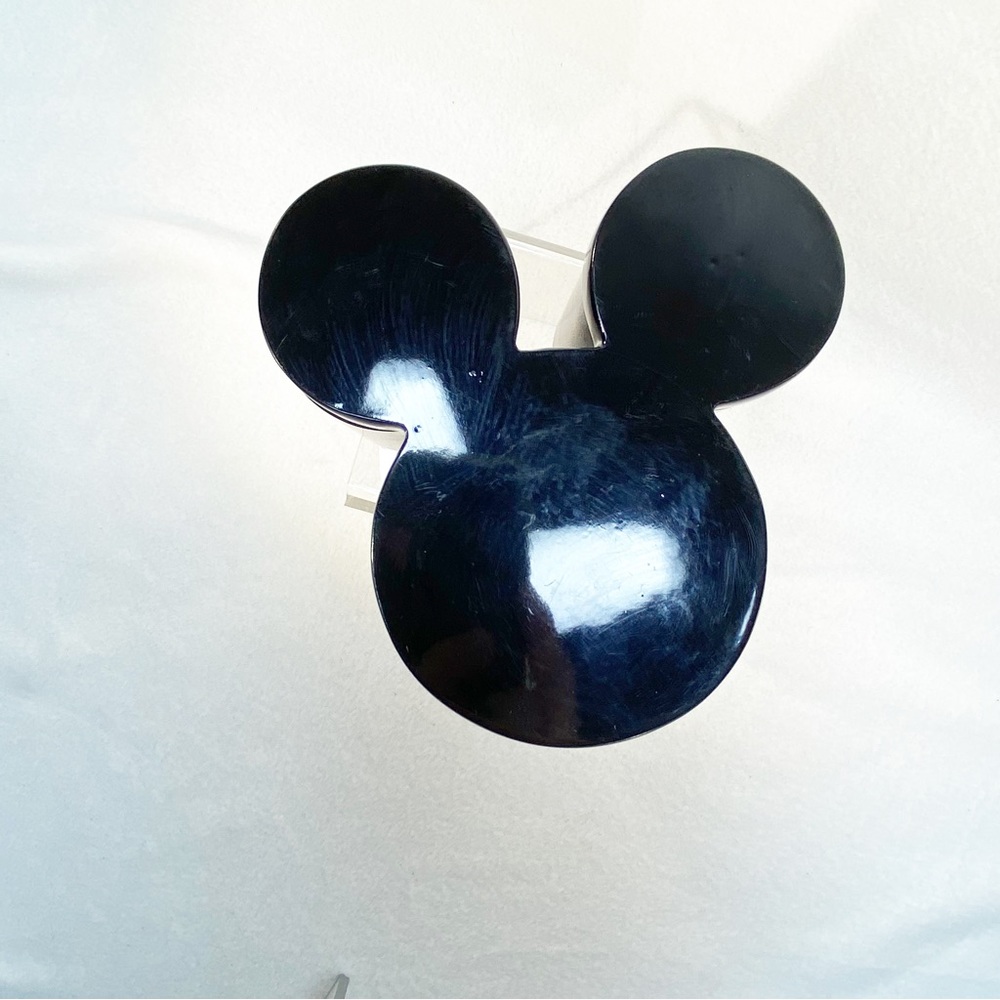 DISNEY Mickey Mouse Iconic Headshape Trinket Cotton Jar Bathroom Accessory